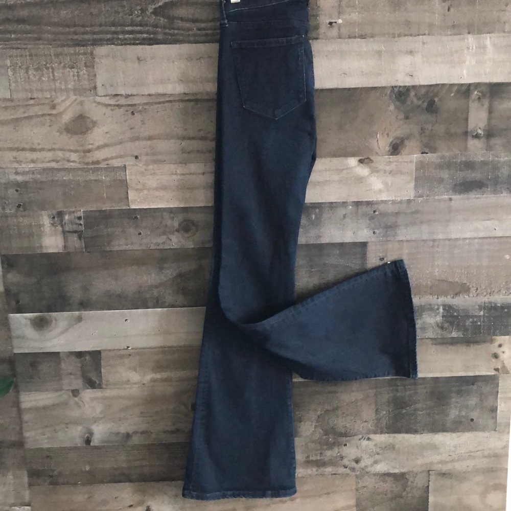Banana Republic High Waist Wide Flare Jeans